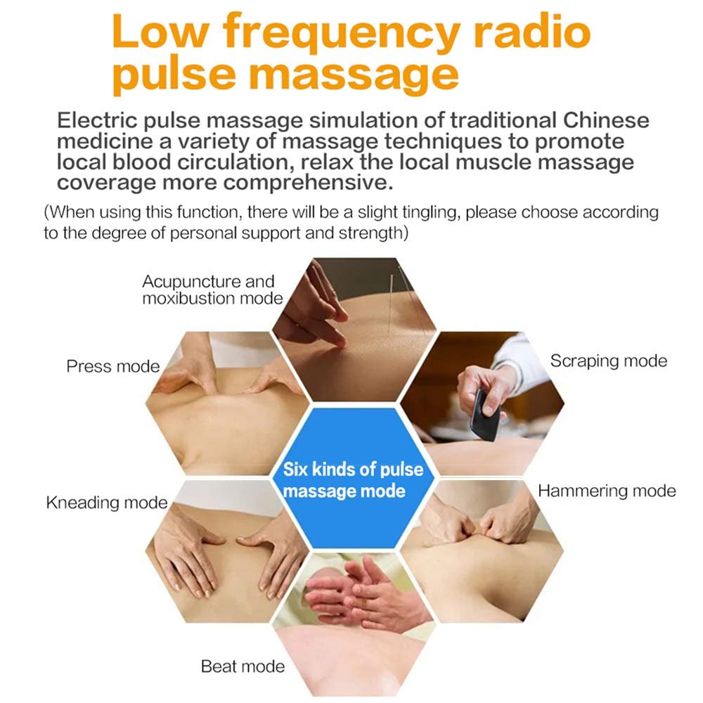 Electric Neck Massager ? Smart Heating & Pulse Technology | Portable Neck Relaxation Device for Pain Relief, Muscle Tension, and Stress | Wireless, Rechargeable