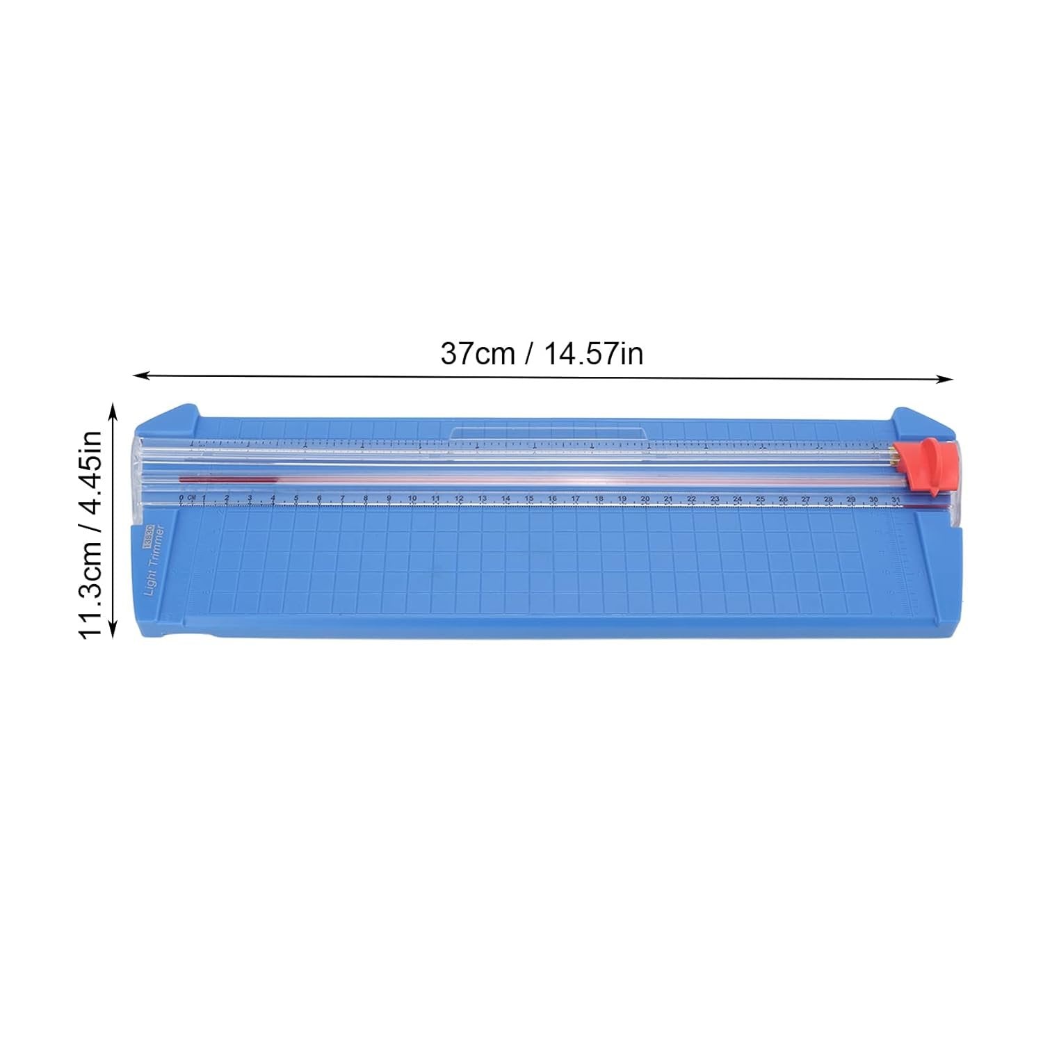 Manual Paper Cutter with Ruler ? Precision Guillotine Trimmer for A4/A5 ? Sharp Blade, Adjustable Guide, Non-Slip Base ? Ideal for Office, School, Craft, and Home Use
