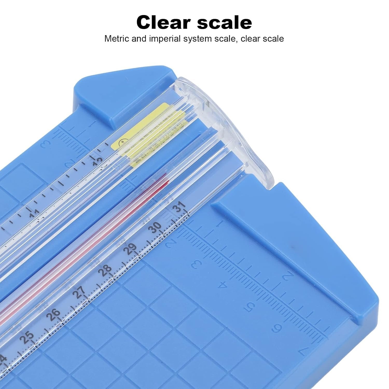Manual Paper Cutter with Ruler ? Precision Guillotine Trimmer for A4/A5 ? Sharp Blade, Adjustable Guide, Non-Slip Base ? Ideal for Office, School, Craft, and Home Use