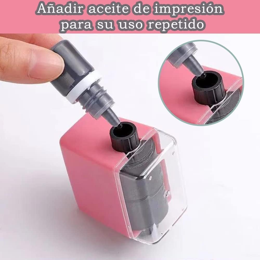 Plus Addition Rolling Stamp ? Identity Theft Protection Roller ? Confidential Data Masking for Documents, Mail, Labels ? Easy-to-Use, Mess-Free, Refillable, Non-Toxic