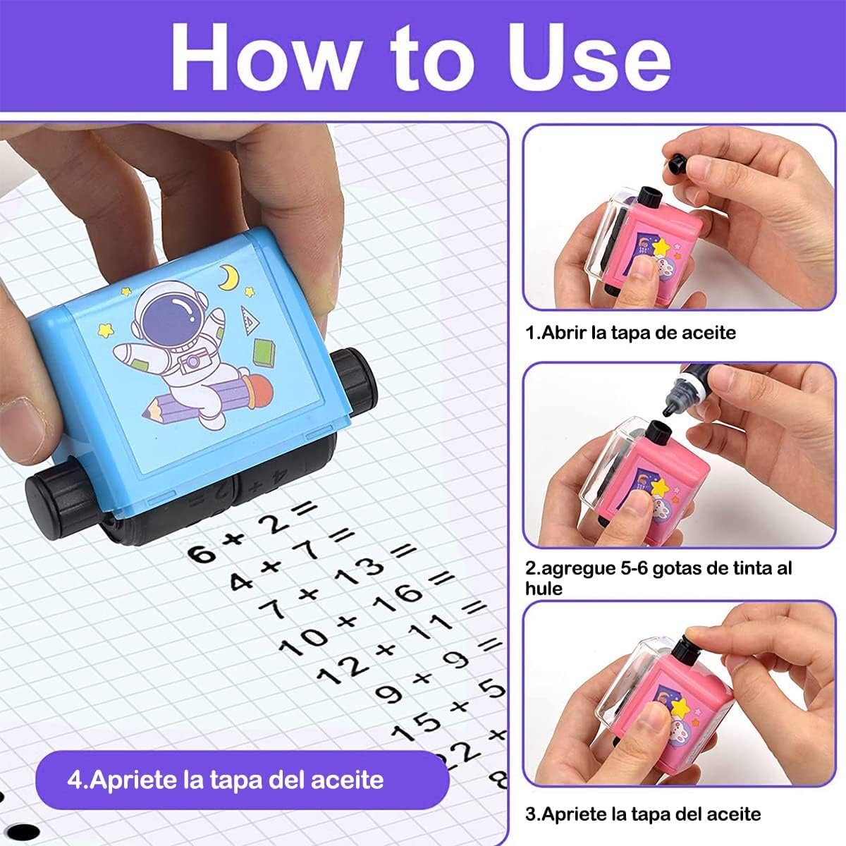 Subtraction Rolling Stamp ? Quick and Easy Document Privacy Protection ? Conceals Sensitive Information ? Ideal for Mail, Labels, and Personal Papers ? Refillable, Non-Toxic, Mess-Free