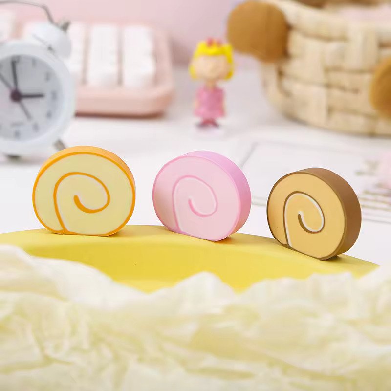 Cookie Shaped Erasers ? Pack of 3 ? Fun and Realistic Erasers for Kids, Students, and Collectors ? Soft, Non-Toxic, Durable ? Perfect for School Supplies, Party Favors, and Gifts