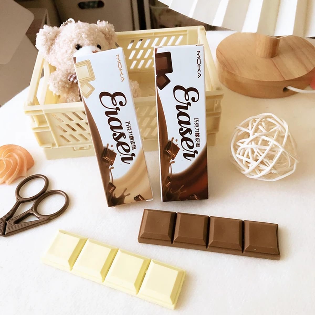 Cadbury Shaped Eraser ? 1 PC ? Fun and Realistic Chocolate Bar Design ? Cute, Creative, and Unique Eraser for Kids, Students, and Collectors ? Non-Toxic, Durable, Perfect for School and Gifts