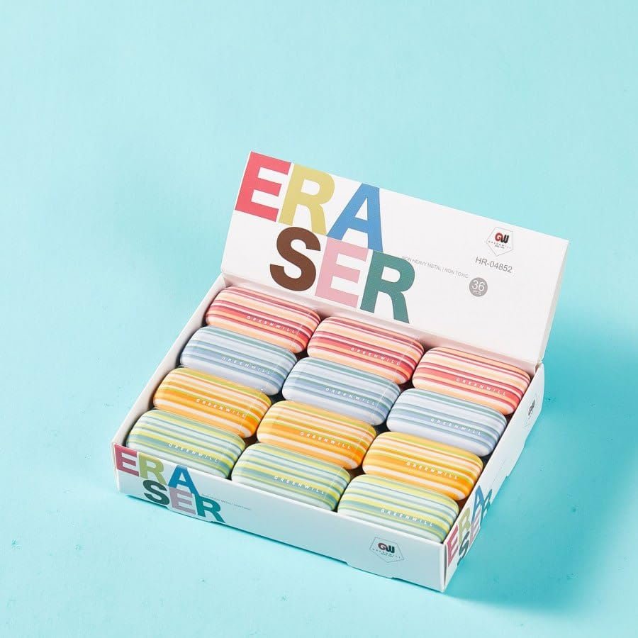Soap Shaped Eraser ? 1 PC ? Creative and Realistic Soap Bar Design ? Fun and Unique Eraser for Kids, Students, and Collectors ? Non-Toxic, Durable, Perfect for School Supplies and Gifts