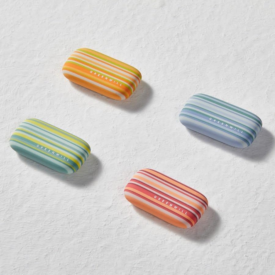 Soap Shaped Eraser ? 1 PC ? Creative and Realistic Soap Bar Design ? Fun and Unique Eraser for Kids, Students, and Collectors ? Non-Toxic, Durable, Perfect for School Supplies and Gifts