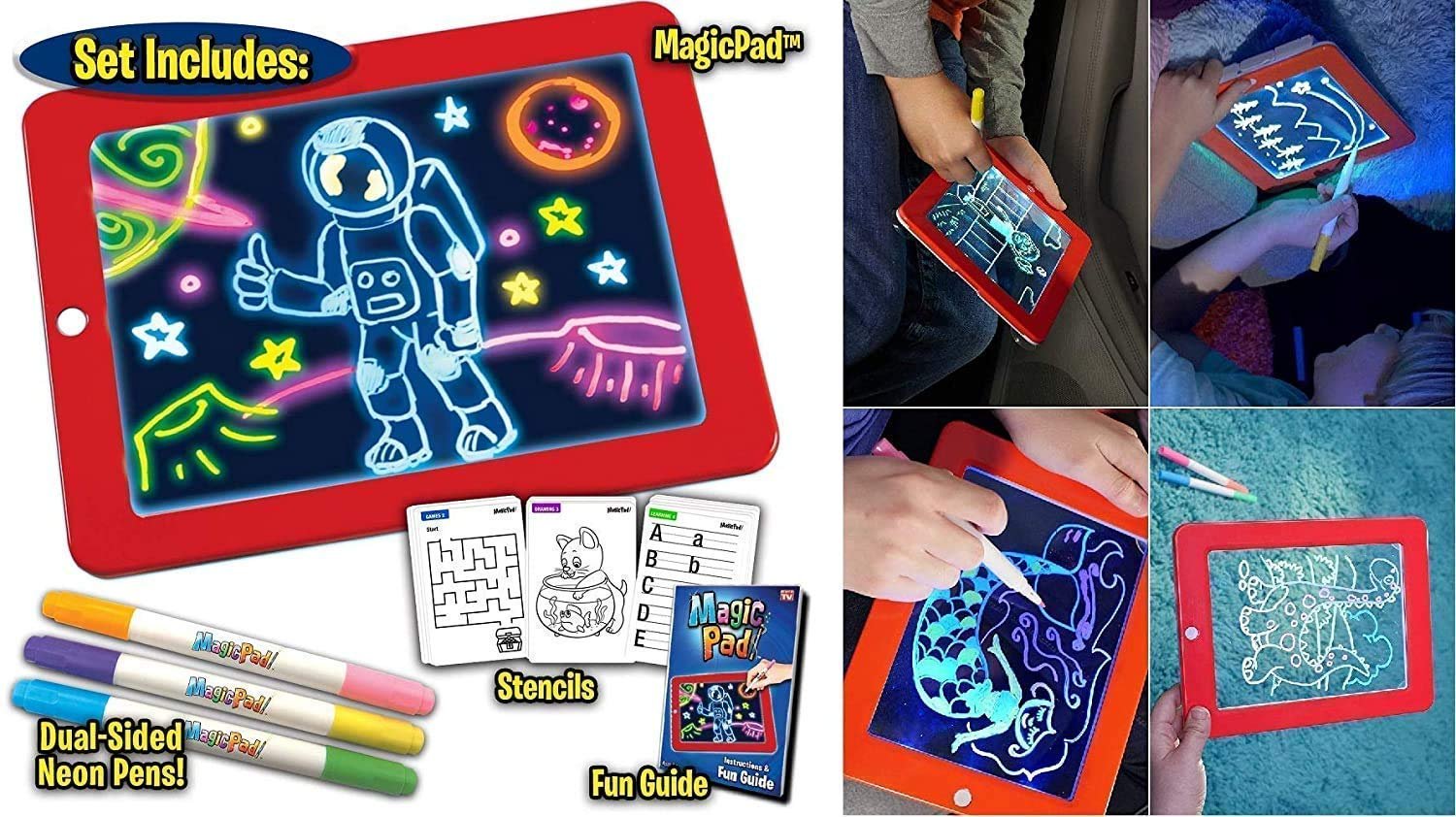 Drawing Magic Pad ? Reusable Water-Based Doodle Pad for Kids and Adults ? No Mess, Eco-Friendly, Creative Fun for All Ages ? Perfect for Learning, Sketching, and Artistic Expression