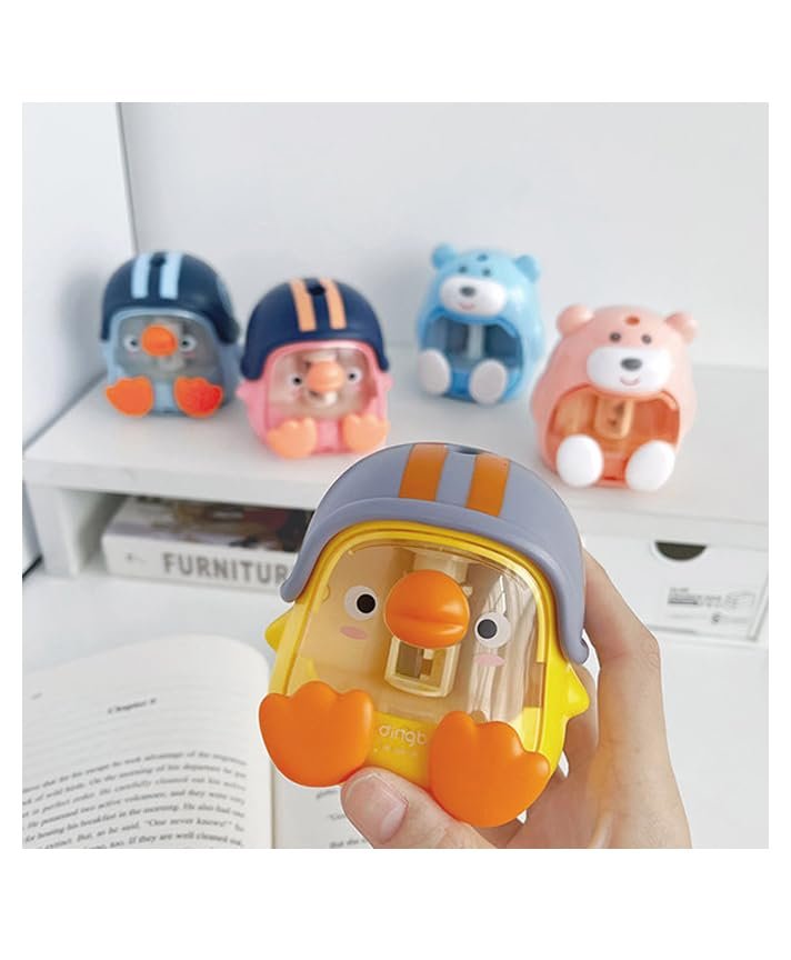 Electric Automatic Pencil Sharpener for Kids ? Safe, Fast, and Easy to Use ? Ideal for School, Home, and Art ? Non-Slip Base, Automatic Stop, Battery Operated ? Perfect for Young Learners