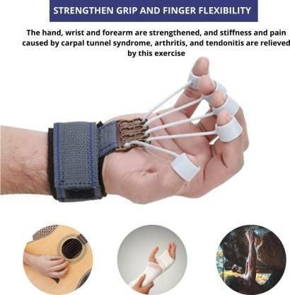 Forearm Exerciser Finger Grip Strengthener | Portable Hand Strengthener | Ideal for Improving Grip, Wrist, and Forearm Muscle Health