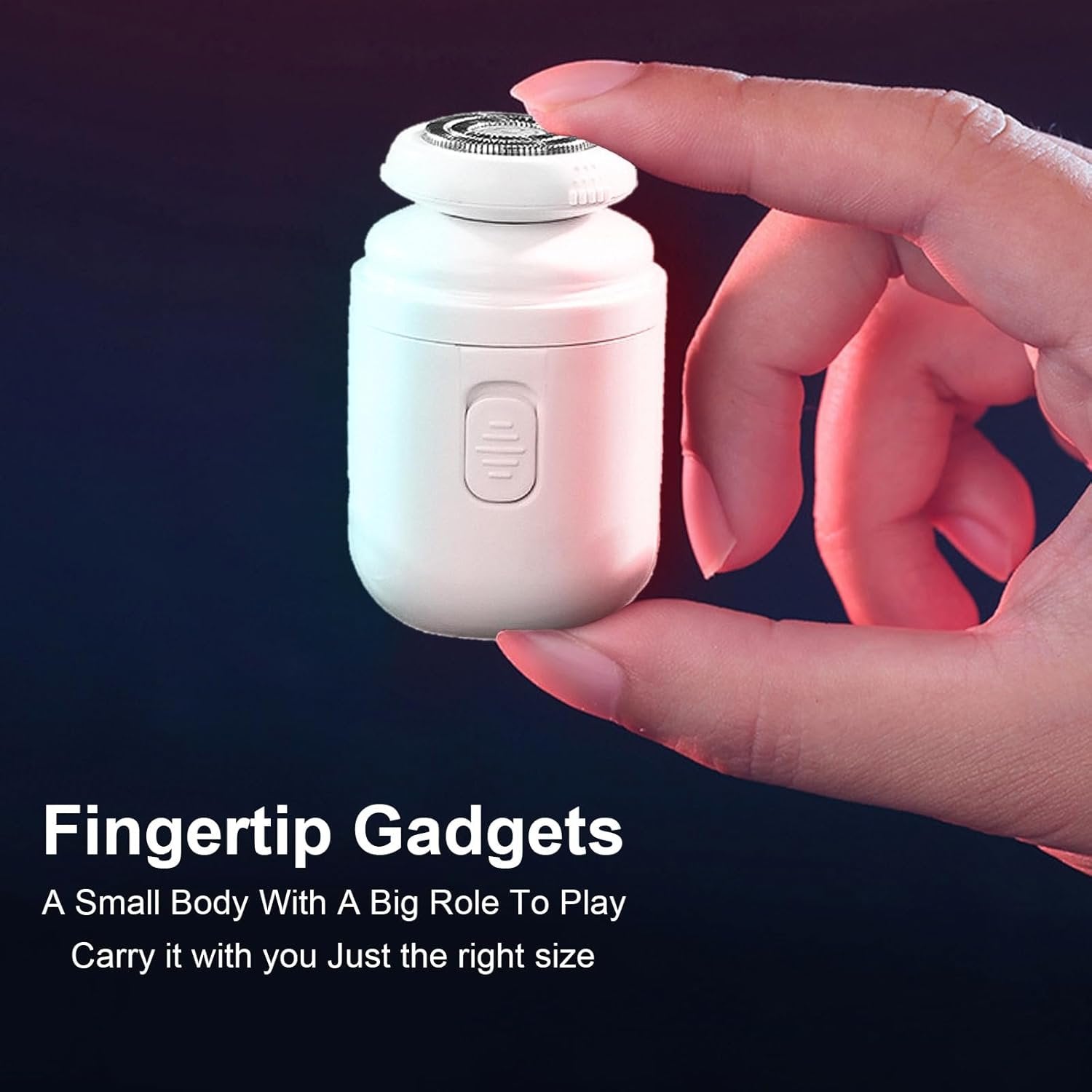 2 in 1 Mini Electric Rechargeable Shaving & Nose Trimmer | Portable & Compact Grooming Kit | Rechargeable & Efficient