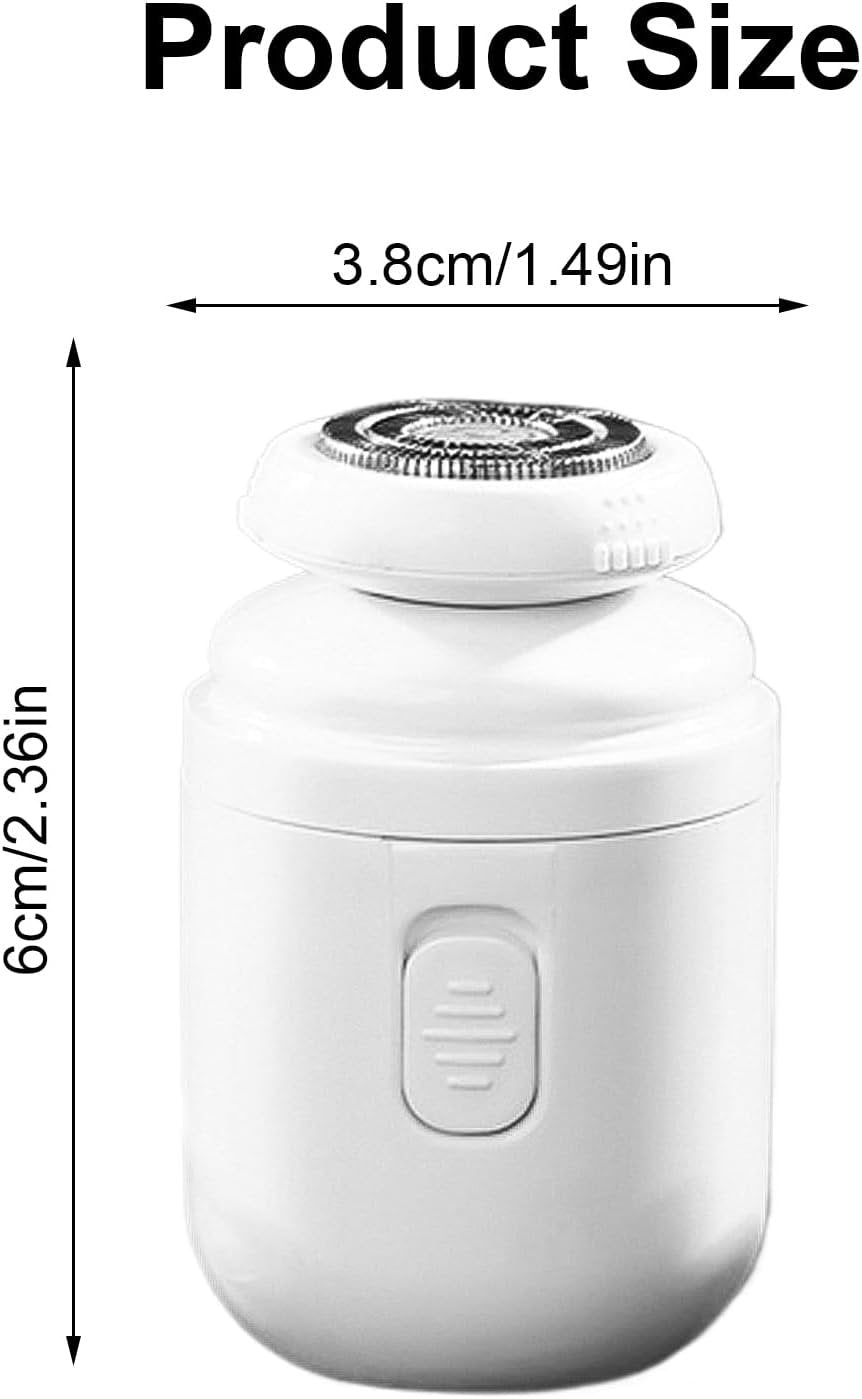 2 in 1 Mini Electric Rechargeable Shaving & Nose Trimmer | Portable & Compact Grooming Kit | Rechargeable & Efficient