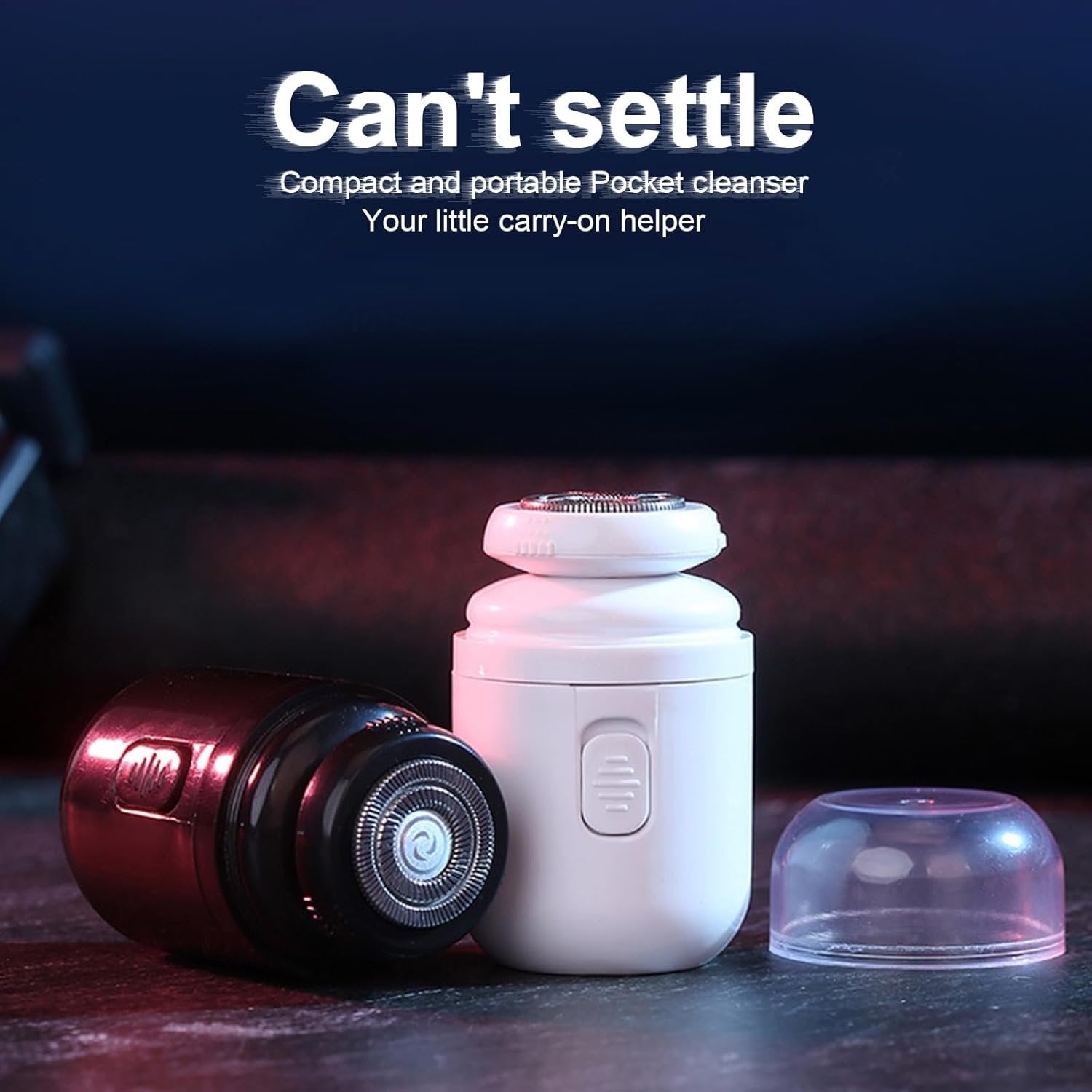 2 in 1 Mini Electric Rechargeable Shaving & Nose Trimmer | Portable & Compact Grooming Kit | Rechargeable & Efficient