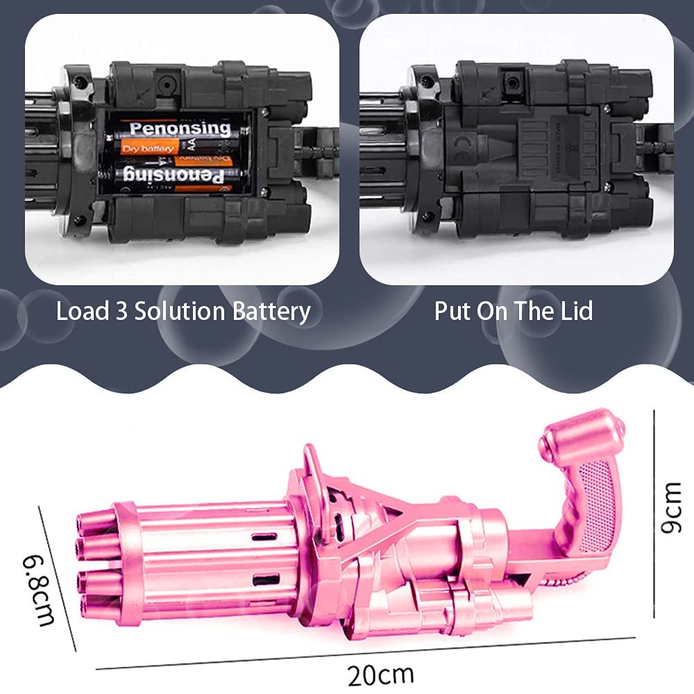 Electric Bubble Gun | Fun & Interactive Bubble Maker | Kids-Friendly, Easy to Use | Perfect for Outdoor & Indoor Fun