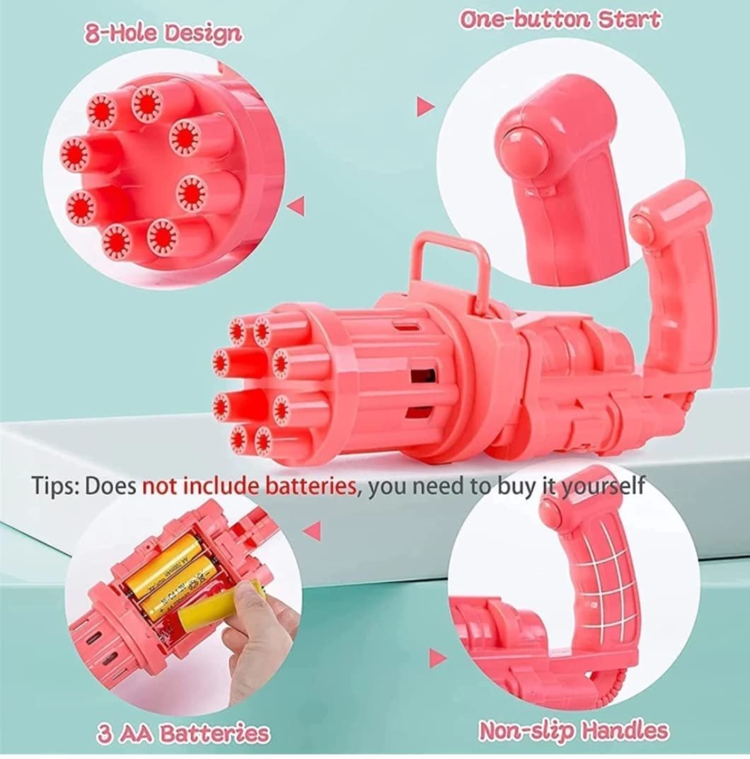 Electric Bubble Gun | Fun & Interactive Bubble Maker | Kids-Friendly, Easy to Use | Perfect for Outdoor & Indoor Fun