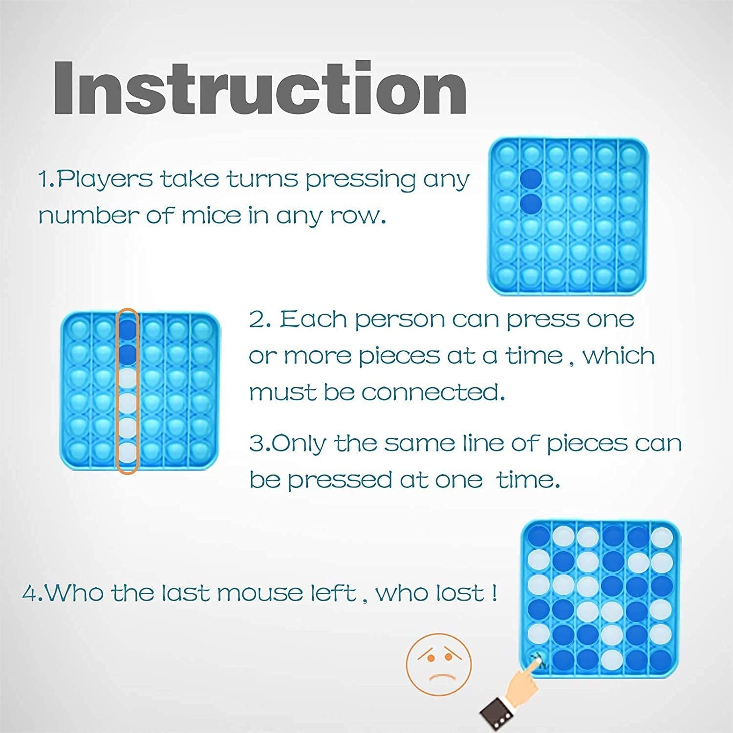 Pop It Toys (Random Design) | Stress Relief Fidget Toy | Fun & Interactive for Kids & Adults | Sensory Play