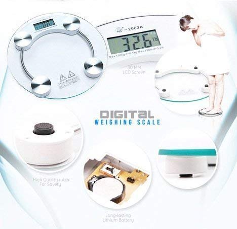 8 MM Weight Scale | Compact & Accurate Digital Scale | Precise Weight Measurement for Home Use | Easy to Store