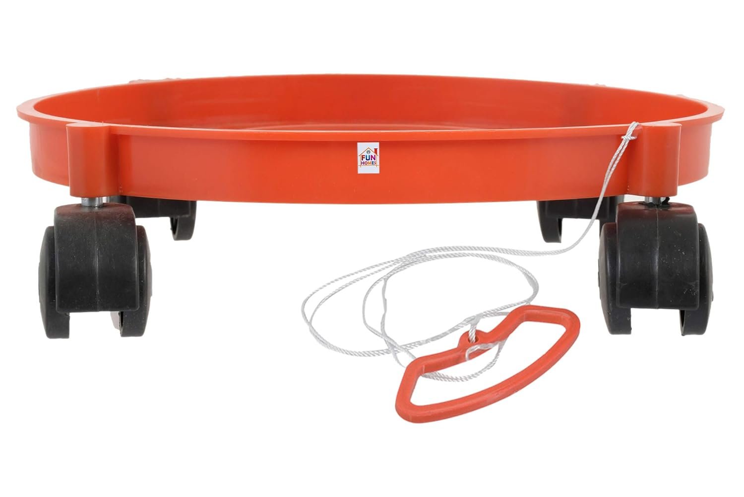 Gas Trolley with Wheels ? Heavy-Duty Cylinder Stand for Easy Movement ? 360? Rotating Base, Anti-Skid Design, Durable and Rust-Resistant