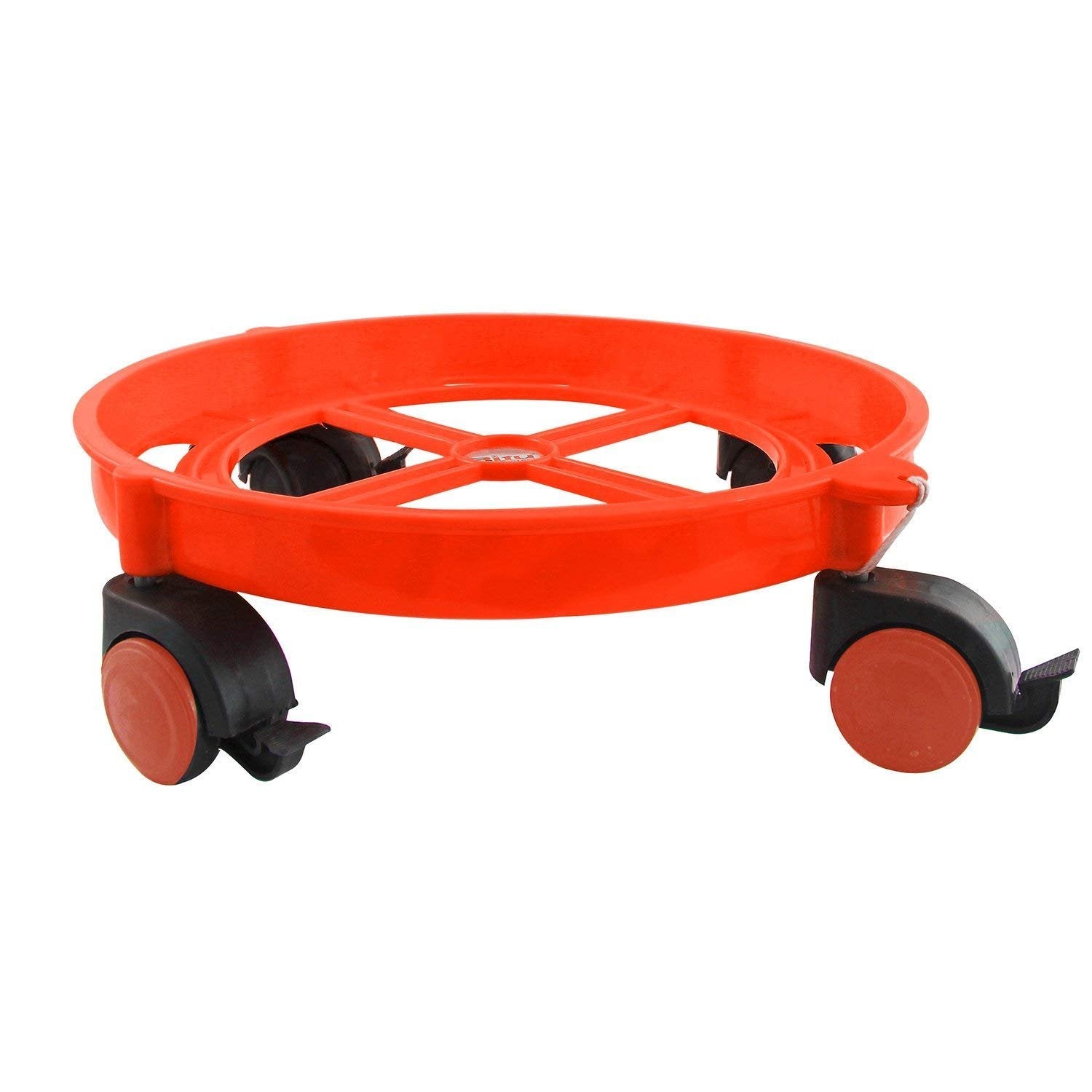 Gas Trolley with Wheels ? Heavy-Duty Cylinder Stand for Easy Movement ? 360? Rotating Base, Anti-Skid Design, Durable and Rust-Resistant