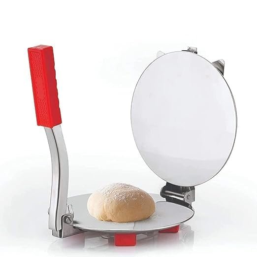 Puri Press Maker ? Manual Roti, Papad, and Chapati Maker ? Heavy Duty Steel Body, Non-Slip Base, Easy to Use for Home Cooking