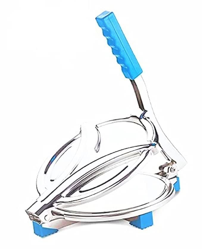 Puri Press Maker ? Manual Roti, Papad, and Chapati Maker ? Heavy Duty Steel Body, Non-Slip Base, Easy to Use for Home Cooking