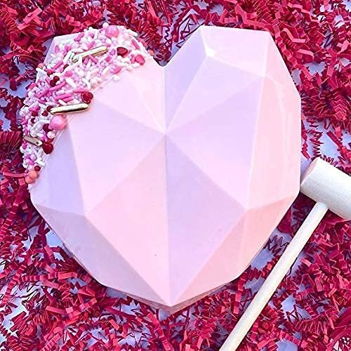 Pinata Cake Mould ? Breakable Heart Chocolate Mold for Surprise Cakes & Gifts ? Silicone, Non-Stick, Easy to Use & Clean