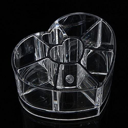 Heart Shape Acrylic Display Stand ? Decorative Organizer for Cakes, Perfumes, Collectibles ? Clear & Sturdy Showcase for Tabletop