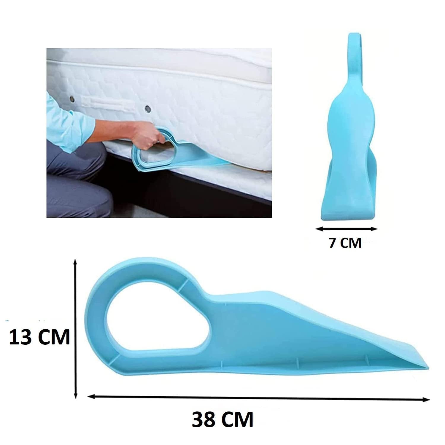 Mattress Lifter Tool ? Heavy Duty Bed Lifter for Easy Moving & Cleaning ? Sofa & Mattress Lifter with Non-Slip Grip