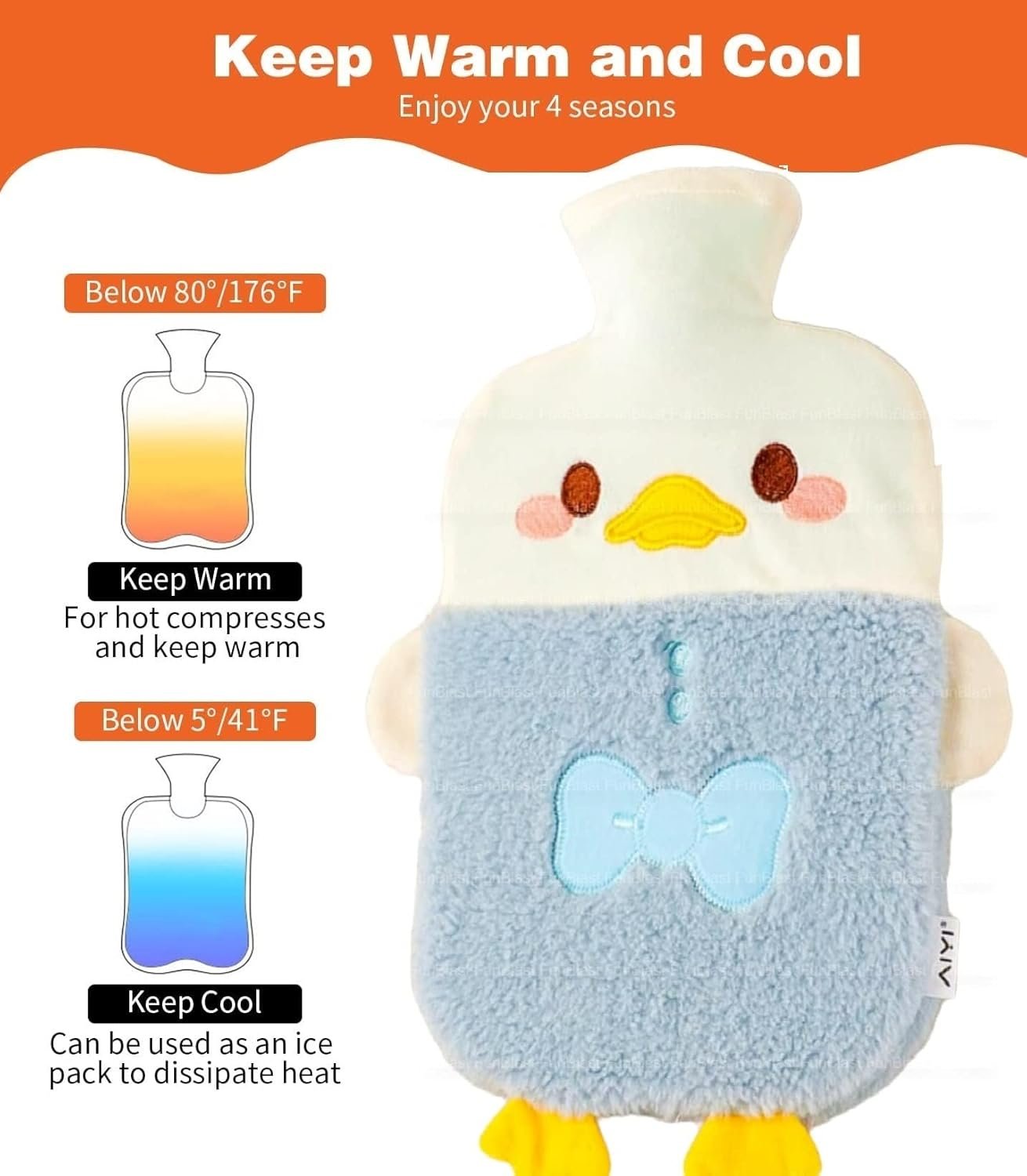 Mini Cotton Hot Water Bag ? Portable, Reusable Heat Pack for Pain Relief, Relaxation, and Warmth ? Ideal for Cold Nights