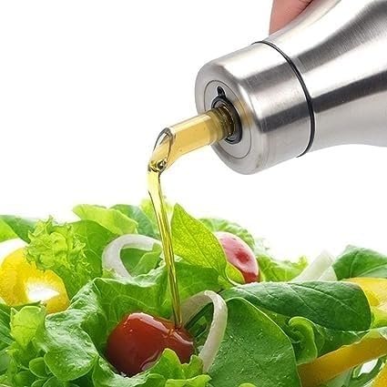 1000ml Stainless Steel Oil Dispenser ? Leak-Proof, Easy-Pour Oil Bottle for Cooking, Salad Dressings, and More