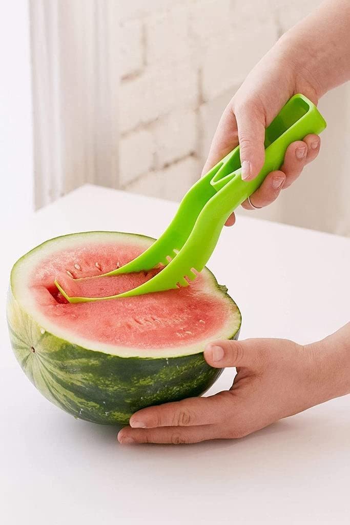 Watermelon Slicer ? Easy-to-Use Fruit Cutter, Perfect for Cleanly Slicing Watermelon into Perfect Pieces