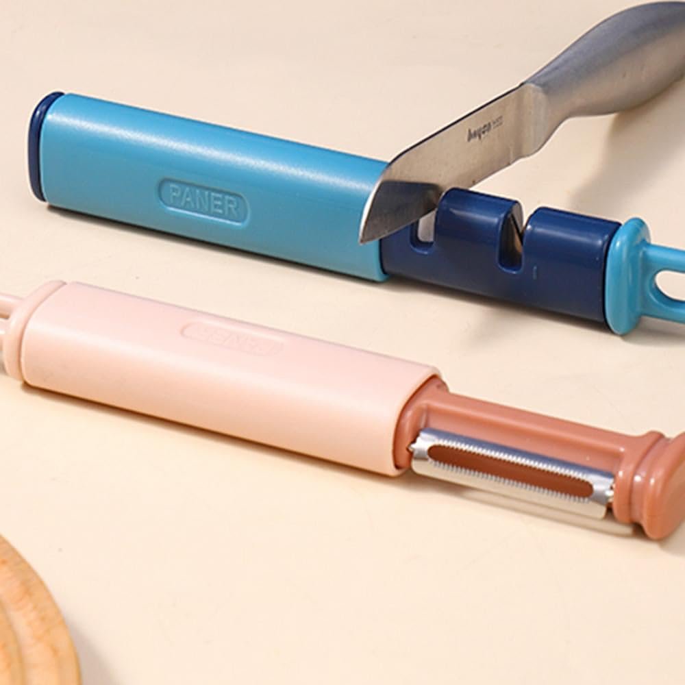 2 in 1 Kitchen Stainless Peeler ? Dual-Function Vegetable & Fruit Peeler for Easy and Efficient Peeling