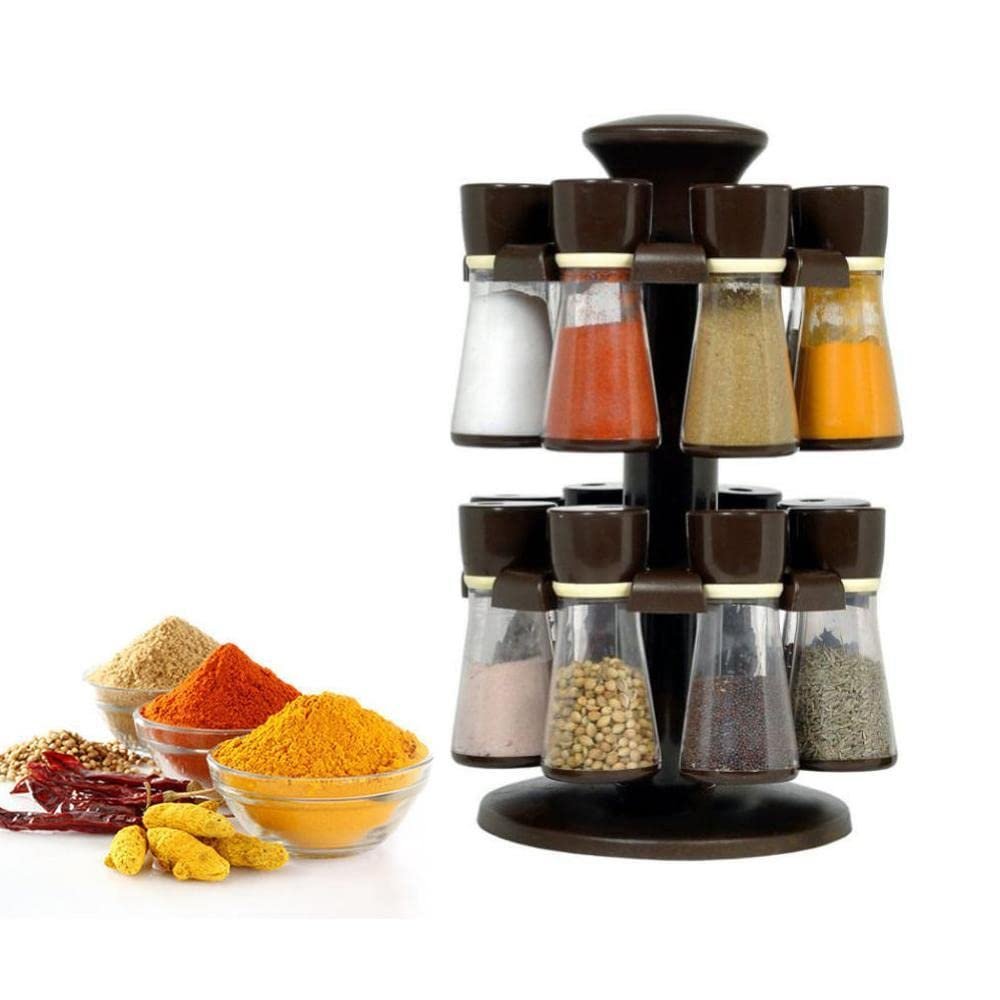 12 PC Spice Rack ? Complete Spice Organizer Set for Your Kitchen