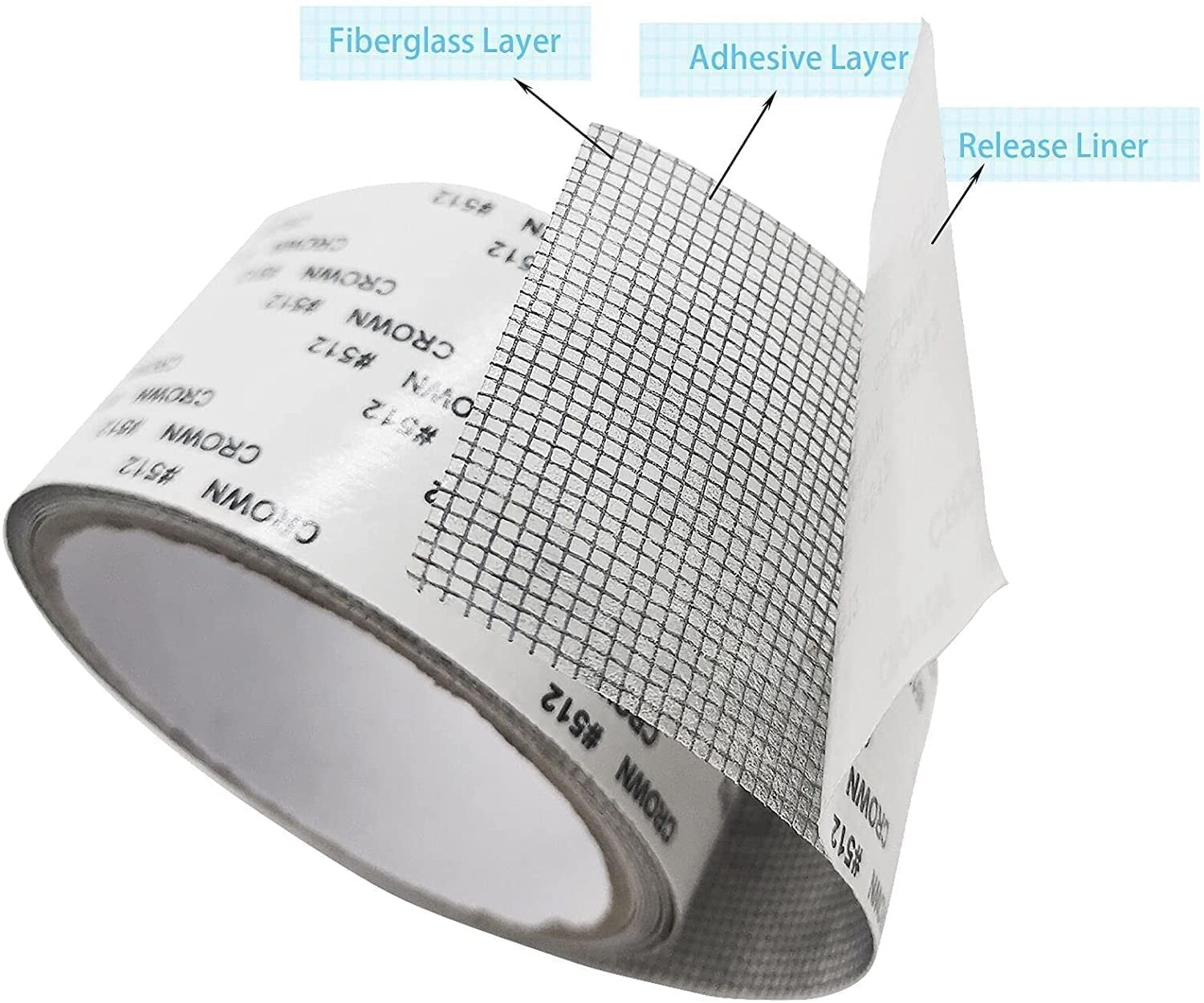 Window Screen Repair Tape ? Durable and Easy-to-Apply Tape for Quick Window Screen Fixes