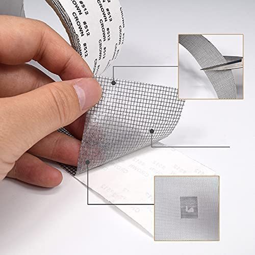 Window Screen Repair Tape ? Durable and Easy-to-Apply Tape for Quick Window Screen Fixes