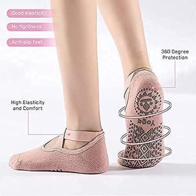 Yoga Socks with Belt ? Comfortable and Non-Slip Yoga Socks for Better Grip and Support