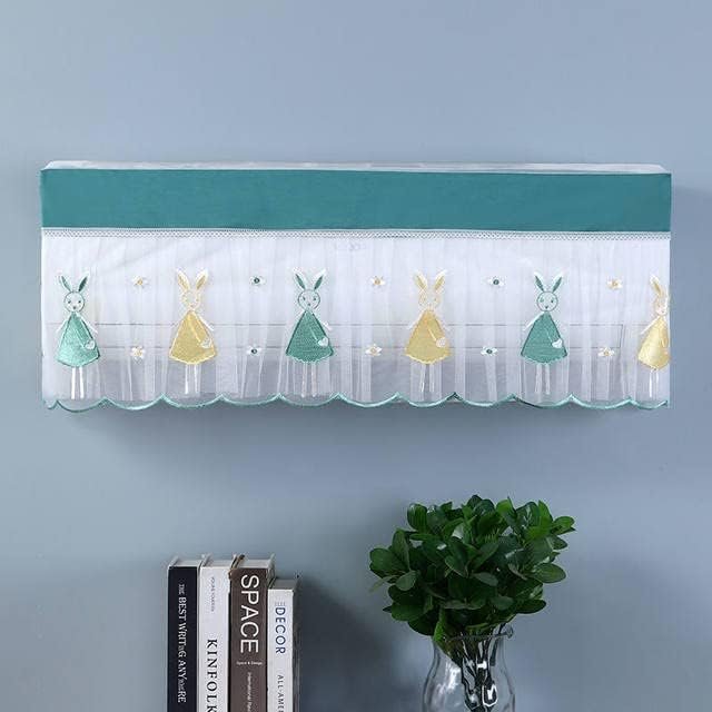 2 Ton Cloth AC Cover ? Durable Air Conditioner Dust and Water Protection ? Easy to Install, Heavy-Duty, Weather-Resistant Fabric