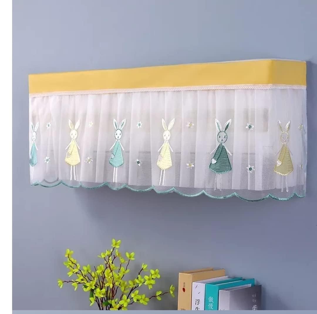 2 Ton Cloth AC Cover ? Durable Air Conditioner Dust and Water Protection ? Easy to Install, Heavy-Duty, Weather-Resistant Fabric