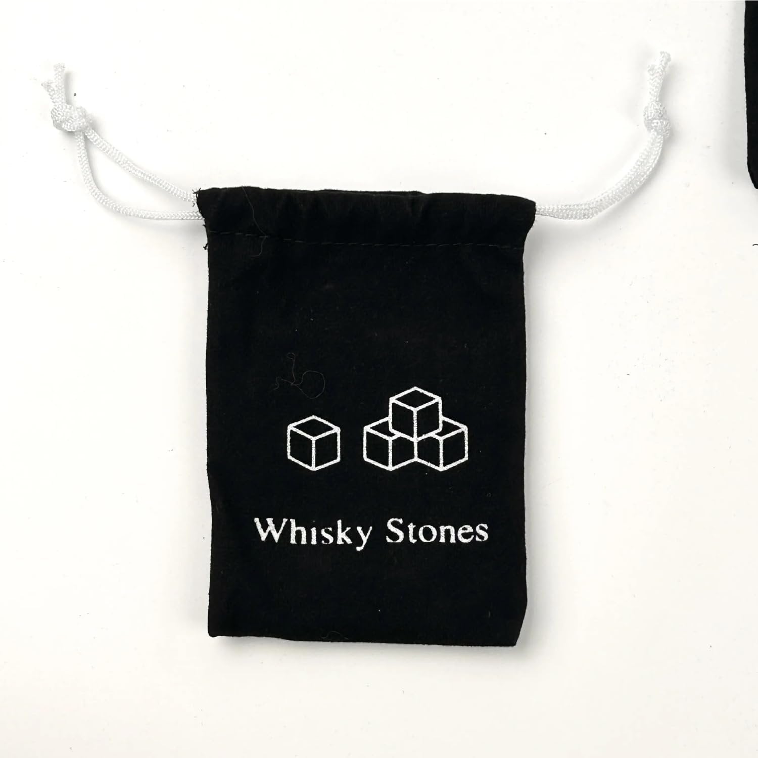 Whisky Chilling Stones ? Reusable, Non-Diluting Stones for Chilling Whisky, Wine, or Cocktails ? Set of 6, Ideal for Connoisseurs