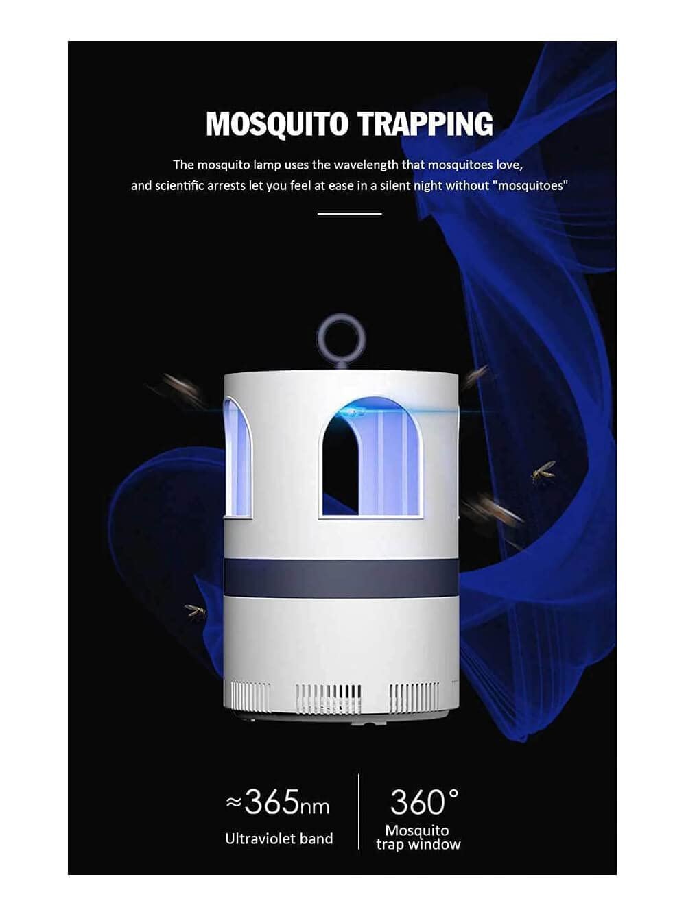 Mosquito Killer by Suction YG-168 ? Silent Electric Insect Trap for Home and Office