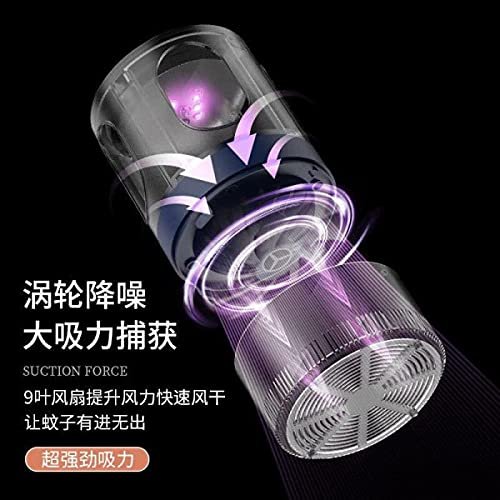 Mosquito Killer by Suction YG-168 ? Silent Electric Insect Trap for Home and Office