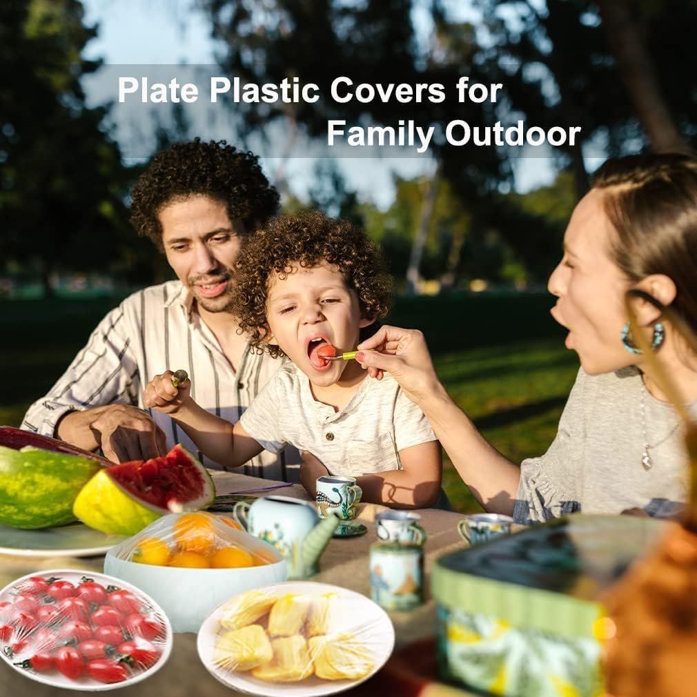 100 Pcs Fresh Keeping Bags ? Reusable Elastic Food Storage Covers for Bowls and Plates