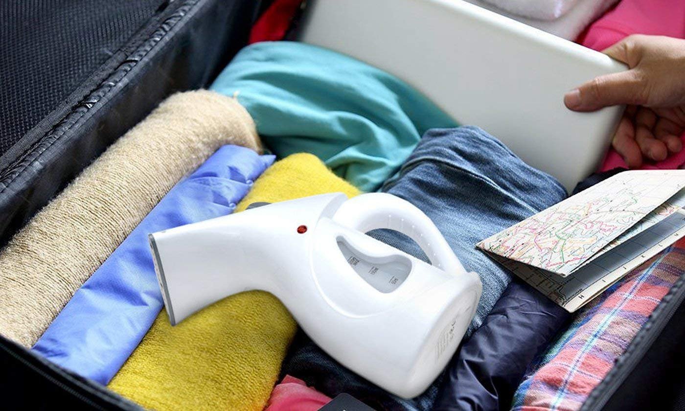 Garment Steamer ? Handheld Portable Clothes Steamer for Fast Wrinkle Removal ? Safe for All Fabrics ? Lightweight, Travel-Friendly Design with Quick Heat-Up