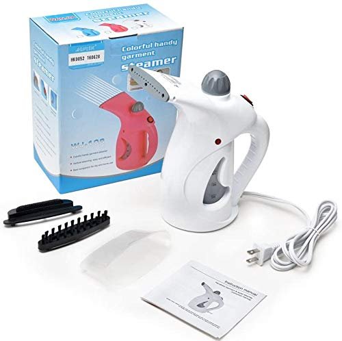 Garment Steamer ? Handheld Portable Clothes Steamer for Fast Wrinkle Removal ? Safe for All Fabrics ? Lightweight, Travel-Friendly Design with Quick Heat-Up