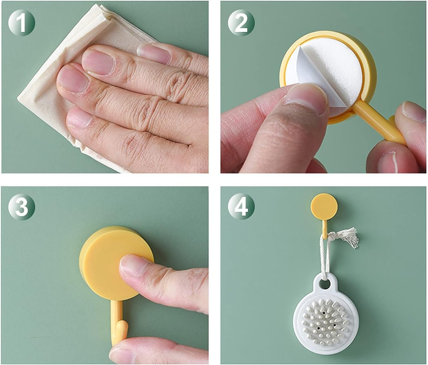 10 PCS ROUND HOOK ? Durable, Easy-to-Install Hooks for Hanging Items