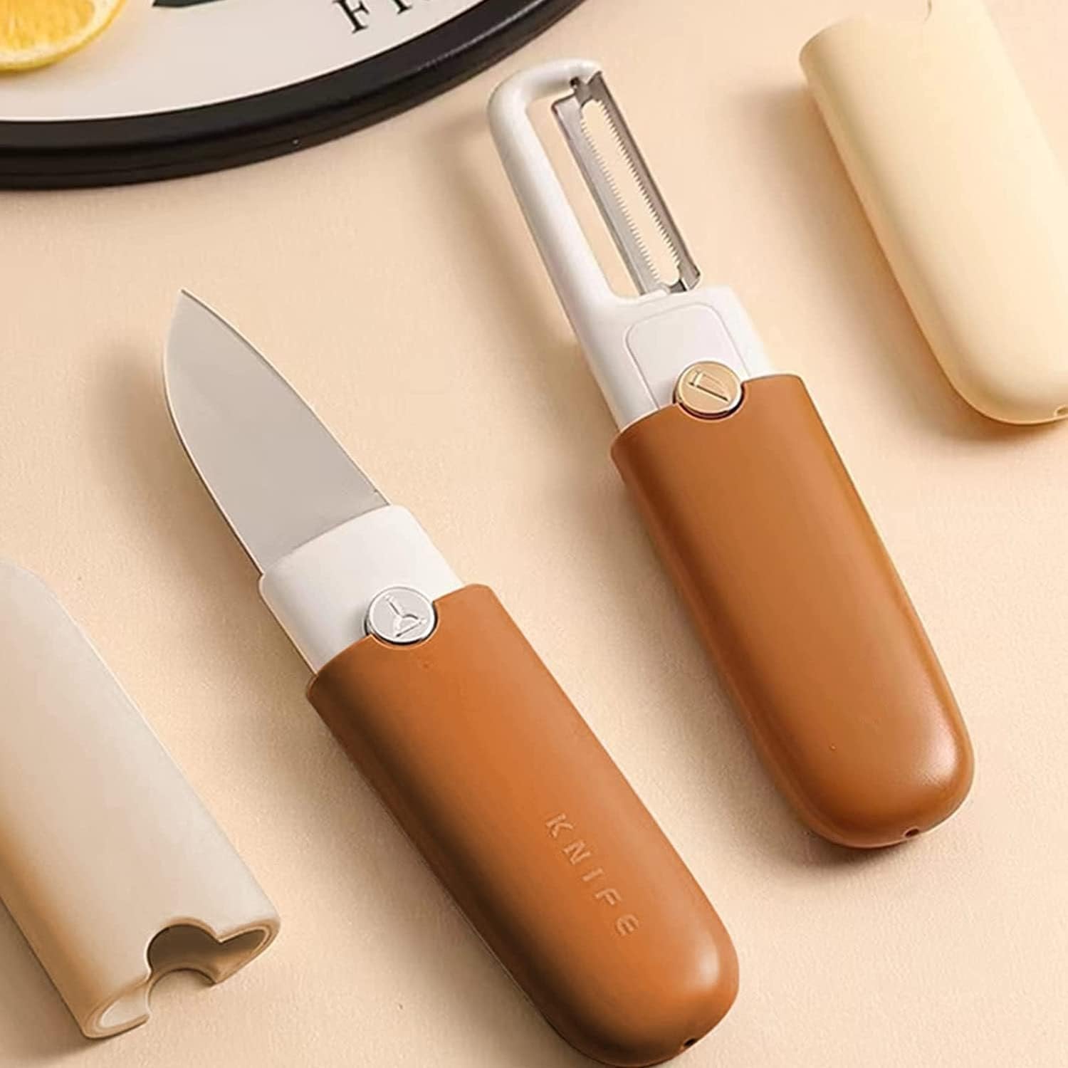 2 IN 1 MULTIFUNCTIONAL PEELER KNIFE ? Versatile Kitchen Tool for Efficient Peeling, Slicing, and Cutting