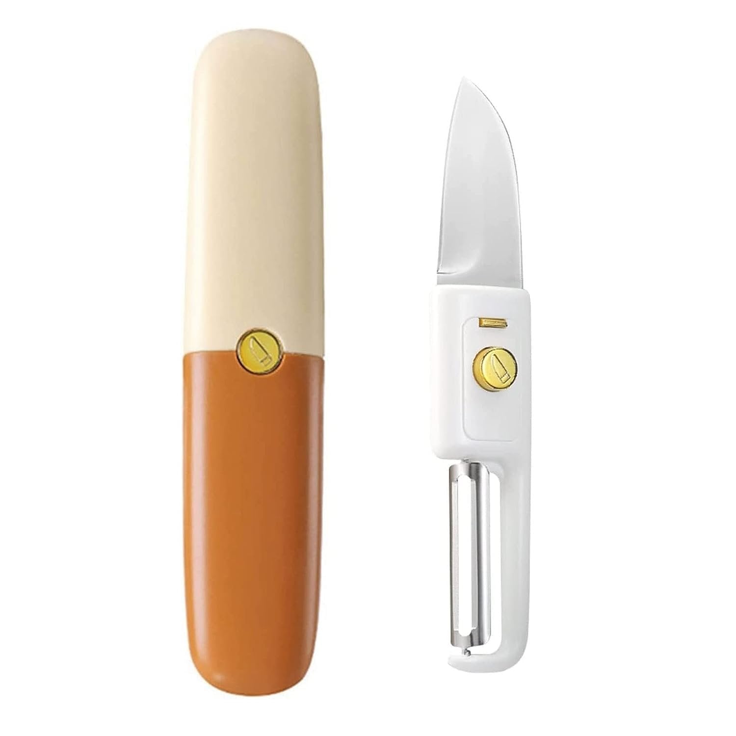 2 IN 1 MULTIFUNCTIONAL PEELER KNIFE ? Versatile Kitchen Tool for Efficient Peeling, Slicing, and Cutting