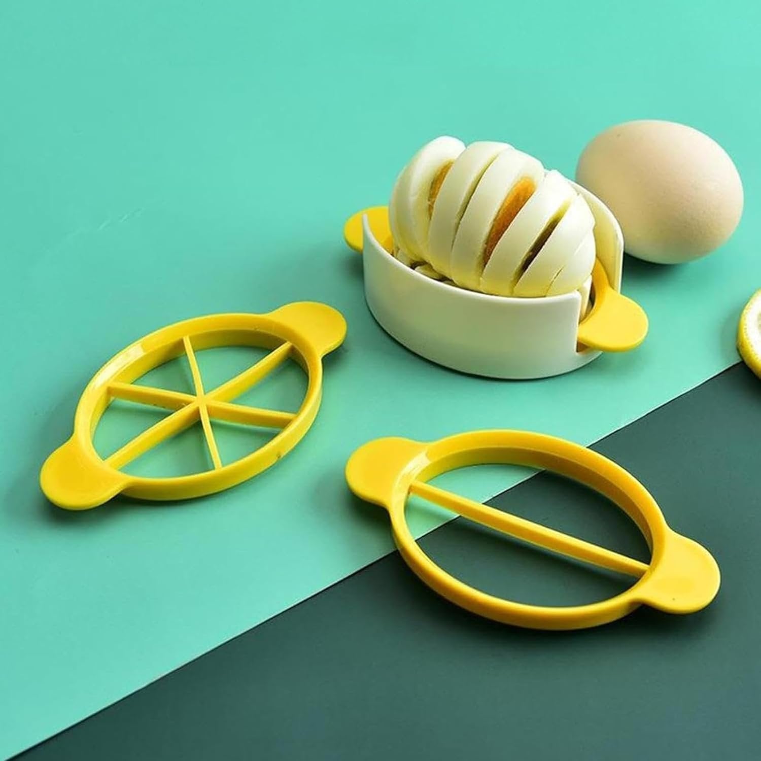 2 IN 1 EGG SLICER ? Efficient and Compact Tool for Perfectly Slicing Eggs and Mushrooms