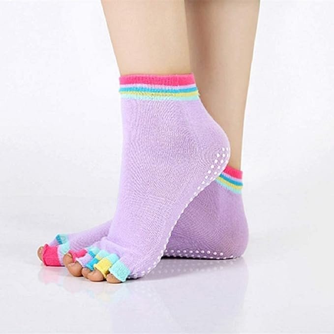 YOGA GYM SOCKS ? Non-Slip, Breathable Socks for Enhanced Grip During Yoga, Pilates, and Gym Workouts