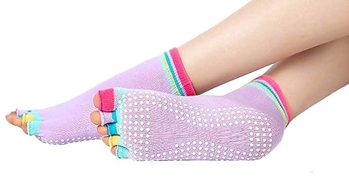 YOGA GYM SOCKS ? Non-Slip, Breathable Socks for Enhanced Grip During Yoga, Pilates, and Gym Workouts