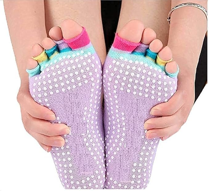 YOGA GYM SOCKS ? Non-Slip, Breathable Socks for Enhanced Grip During Yoga, Pilates, and Gym Workouts