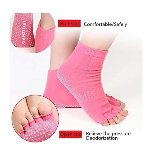 YOGA GYM SOCKS ? Non-Slip, Breathable Socks for Enhanced Grip During Yoga, Pilates, and Gym Workouts